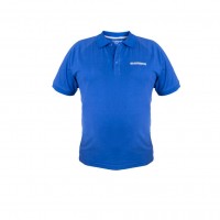 SHIMANO WEAR SHORT SLEEVE POLO BLUE E BIANCA