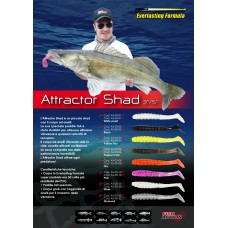 Artificiale  ATTRACTOR SHAD 3″ - Fish Action 