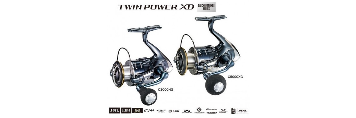 Mulinello Shimano TWIN POWER XD spinning reels