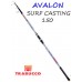 Combo Canna AVALON SURF 150 + Mulinello AVALON SURF 6500 BLU