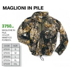 Maglione Pile Mimetico Foresta